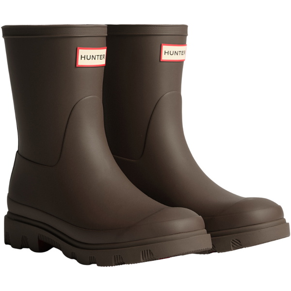 2026 Hunter Unisex Downpour Short Boot HFRU0002251 - Chocolate Brown